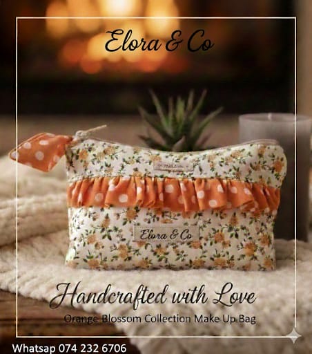 ORANGE BLOSSOM COLLECTION MAKEUP BAG